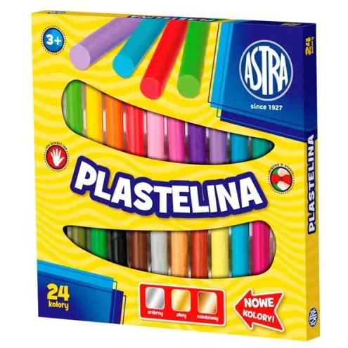 ⁨Plasticine 24 colors 303110001 ASTRA⁩ at Wasserman.eu