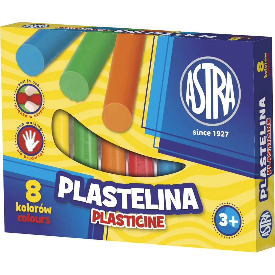 ⁨Plasticine 8 colors 83814902 ASTRA⁩ at Wasserman.eu