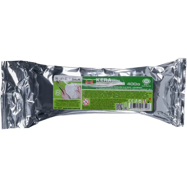 ⁨Light clay self-curing 400g. white 131697 KOH-I-NOOR⁩ at Wasserman.eu