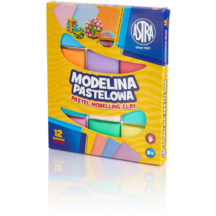 ⁨Pastel modeling clay Astra 12 colors 304118007 ASTRA⁩ at Wasserman.eu