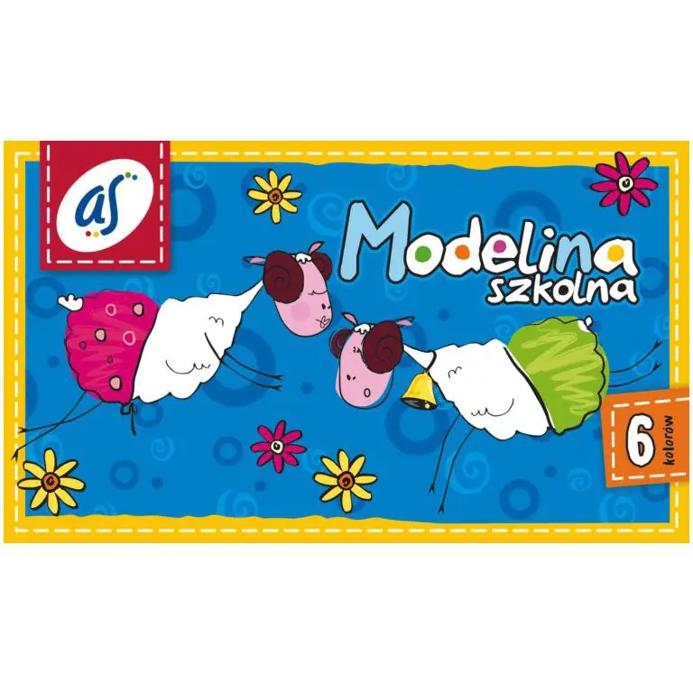 ⁨Modelina `AS` 6 kolorów 304219001⁩ w sklepie Wasserman.eu