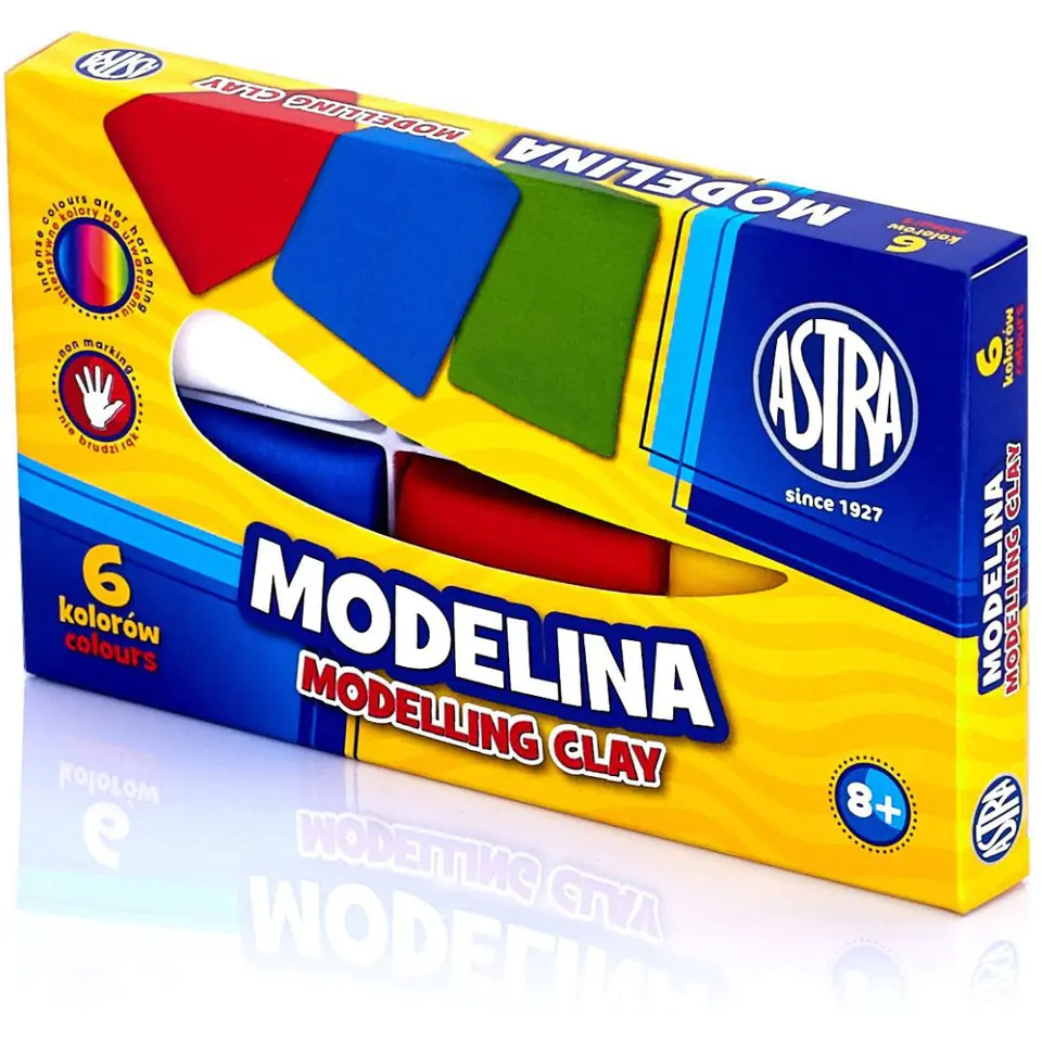 ⁨Modeling clay 6 colors 83911901 ASTRA⁩ at Wasserman.eu