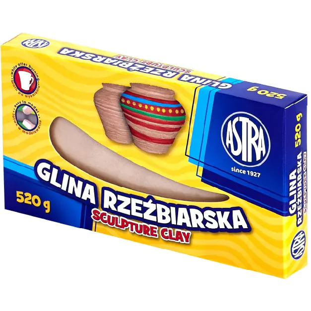 ⁨Glina rzeźbiarska 0,52g 83810900 ASTRA⁩ w sklepie Wasserman.eu