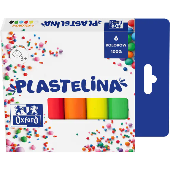 ⁨Plastelina 6 kolorów 400167089 OXFORD⁩ w sklepie Wasserman.eu