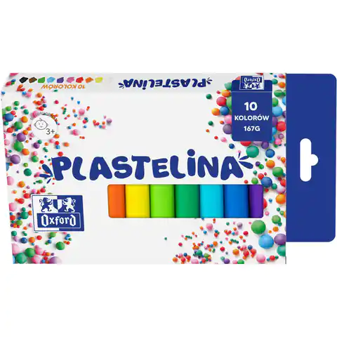 ⁨Plasticine 10 colors 400167087 OXFORD⁩ at Wasserman.eu