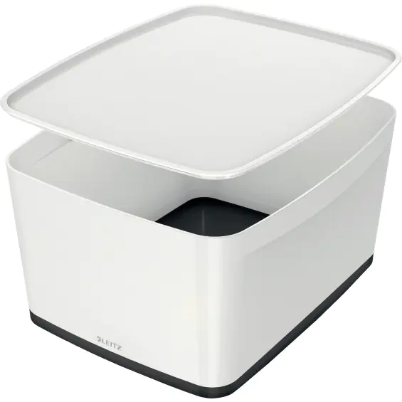 ⁨MyBox small with lid, white-yellow LEITZ 52291016⁩ at Wasserman.eu