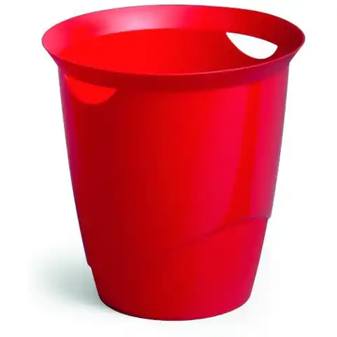 ⁨Trash can 16l TREND red DURABLE 1701710080⁩ at Wasserman.eu