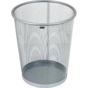 ⁨Basket for silver metal paper 12liters 120-1128 GRAND⁩ at Wasserman.eu