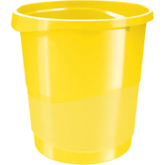 ⁨Waste bin ESSELTE EUROPOST VIVIDA 14l yellow 623946⁩ at Wasserman.eu