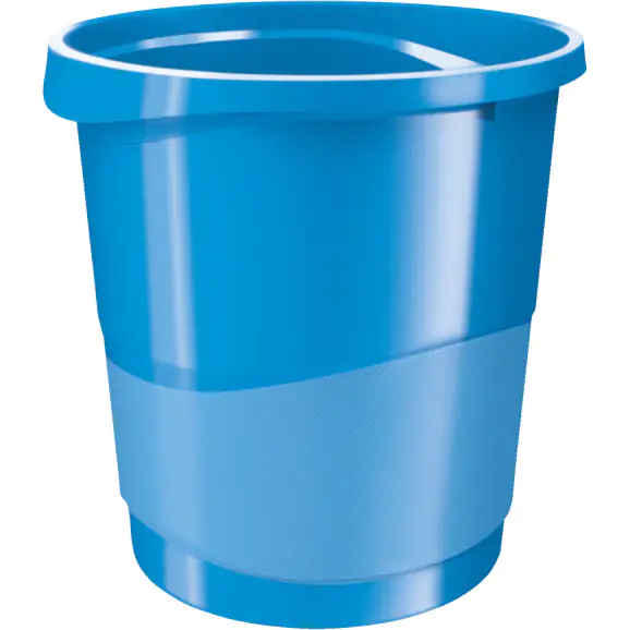 ⁨Waste bin ESSELTE EUROPOST VIVIDA 14l blue 623948⁩ at Wasserman.eu