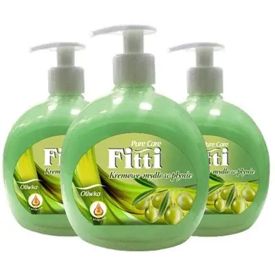 ⁨Liquid soap with dispenser FITTI 500ml olive *7539⁩ at Wasserman.eu