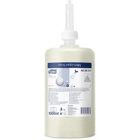 ⁨TORK Premium Liquid Soap Delicate 1L S1 420501⁩ at Wasserman.eu