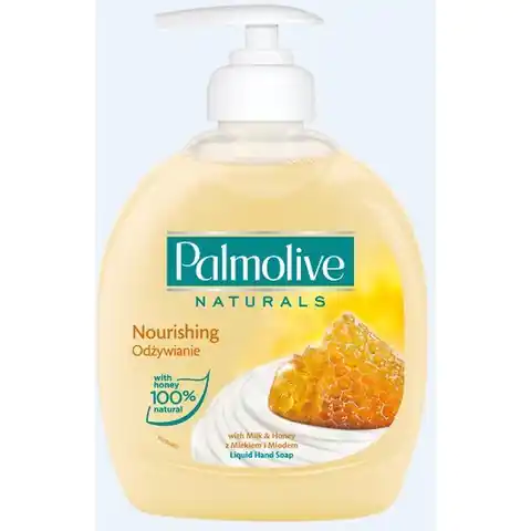 ⁨Palmolive Liquid soap with dispenser Milk and Honey 300ml⁩ at Wasserman.eu