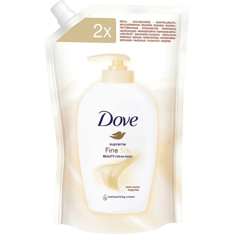 ⁨DOVE liquid soap dispenser 250ml Silk⁩ at Wasserman.eu