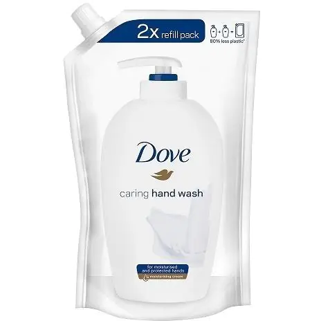 ⁨Dove Caring Hand Wash Liquid Soap Cream - Stock 500ml⁩ at Wasserman.eu