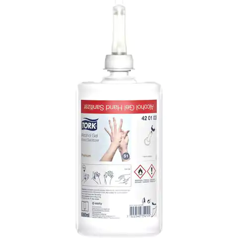 ⁨Żel do dezynfekcji rąk 1000ml S1 420103/420108 TORK⁩ w sklepie Wasserman.eu