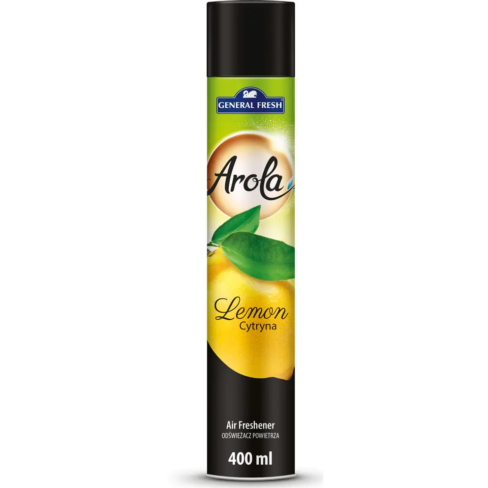 ⁨Odświeżacz powietrza AROLA Spray 400ml cytryna GENERAL FRESH⁩ w sklepie Wasserman.eu