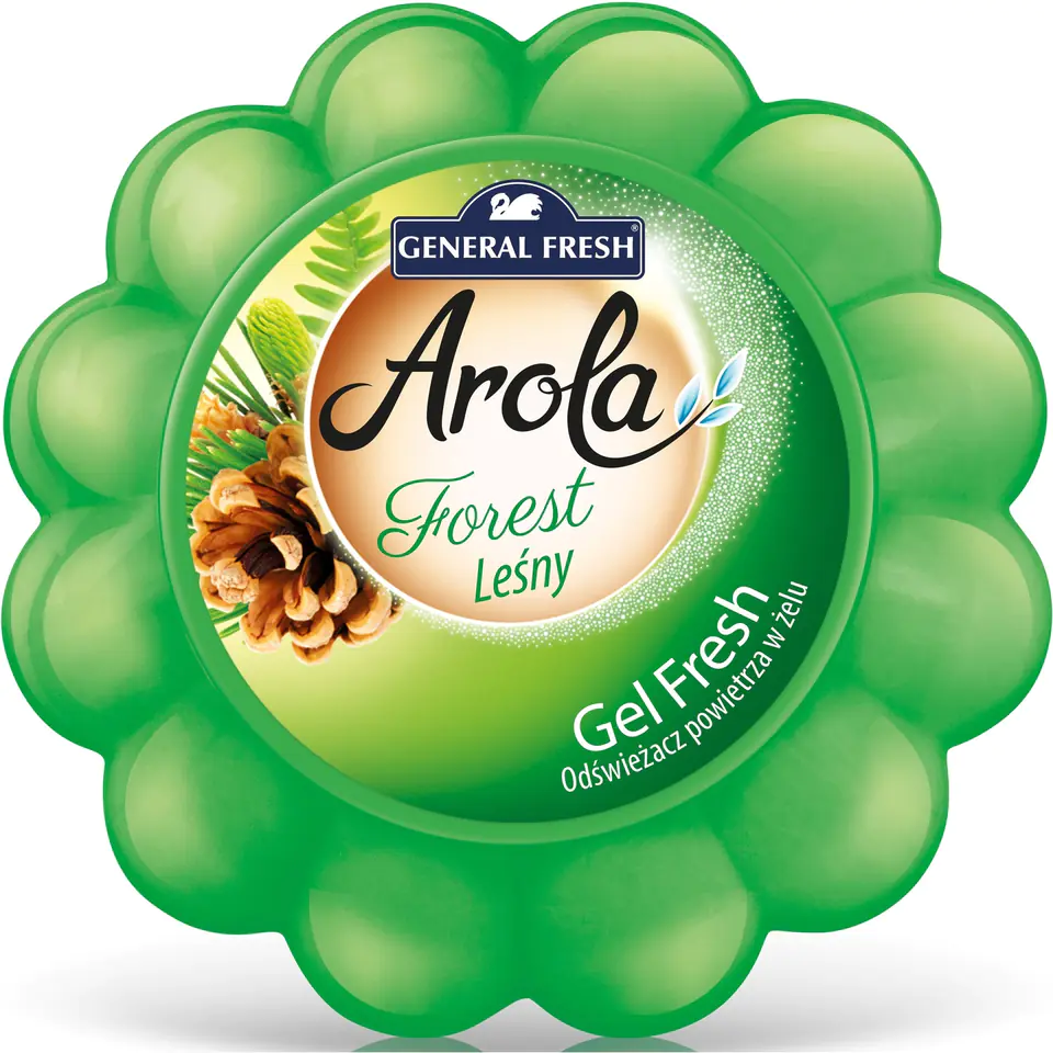 ⁨Odświeżacz dynia AROLA GEL FRESH 150g las GENERAL FRESH⁩ w sklepie Wasserman.eu