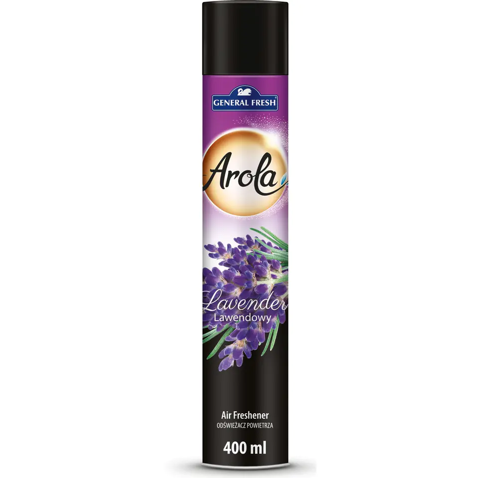 ⁨Odświeżacz powietrza AROLA Spray 400ml lawenda GENERAL FRESH⁩ w sklepie Wasserman.eu