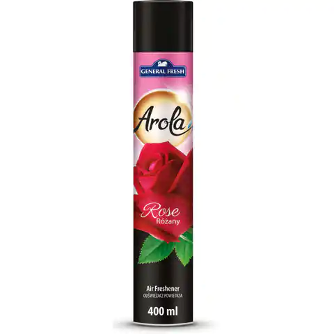 ⁨Odświeżacz powietrza AROLA Spray 400ml róża GENERAL FRESH⁩ w sklepie Wasserman.eu