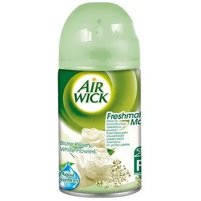 ⁨Wkład do odświeżacza AIR WICK Freshmatic 250ml Białe Kwiaty / Orzeźwiająca Bawełna i Kwiat Migdału⁩ w sklepie Wasserman.eu