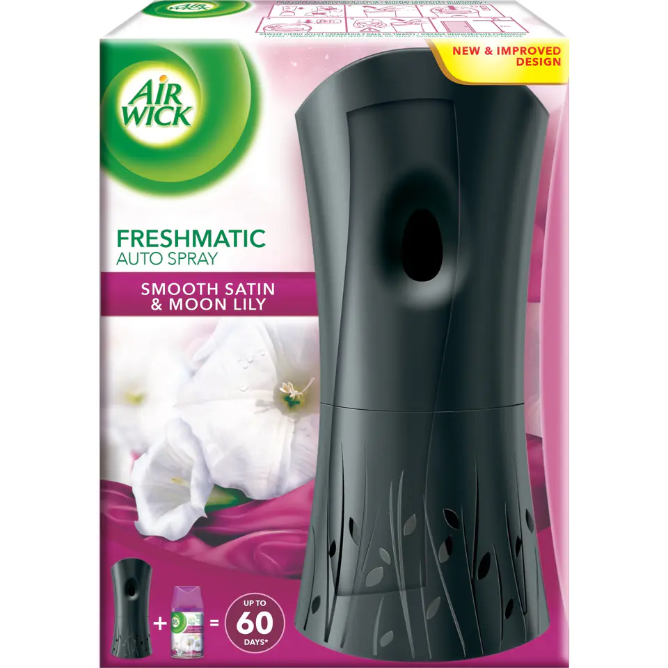 ⁨Odświeżacz AIR WICK Freshmatic 250ml Księżycowa Lilia Otulona Satyną⁩ w sklepie Wasserman.eu