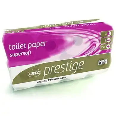 ⁨Three-layer toilet paper (8 rolls)150 WEPA leaves 071360/036684⁩ at Wasserman.eu