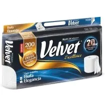 ⁨Papier toaletowy VELVET EXCELLENCE (10 rolek) 3 warstwy biały⁩ w sklepie Wasserman.eu