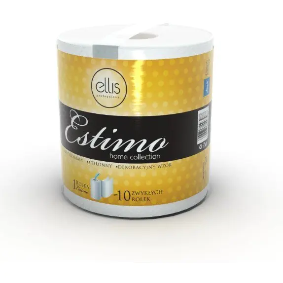 ⁨Towel in the role of ELLIS Estimo 100m 2 layers cellulose 500 leaves 9.793.134 3087⁩ at Wasserman.eu