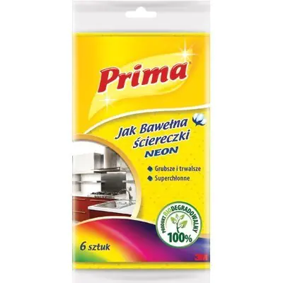 ⁨PRIMA Neon cloths like cotton 6 pcs. XA004806056/XA004806577⁩ at Wasserman.eu
