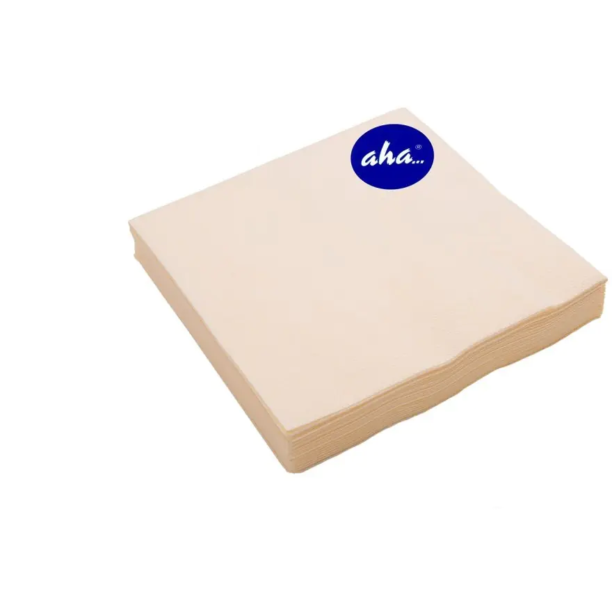 ⁨Napkins AHA (20pcs) champagne⁩ at Wasserman.eu