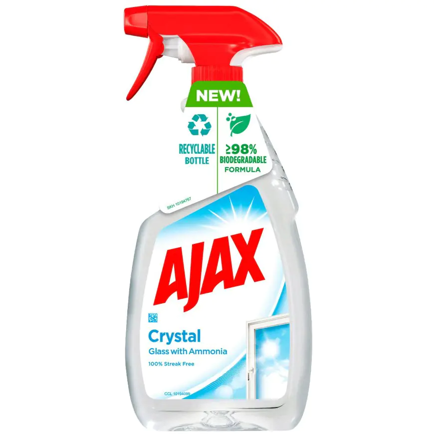 ⁨Płyn spray do mycia szyb AJAX 500ml Crystal⁩ w sklepie Wasserman.eu