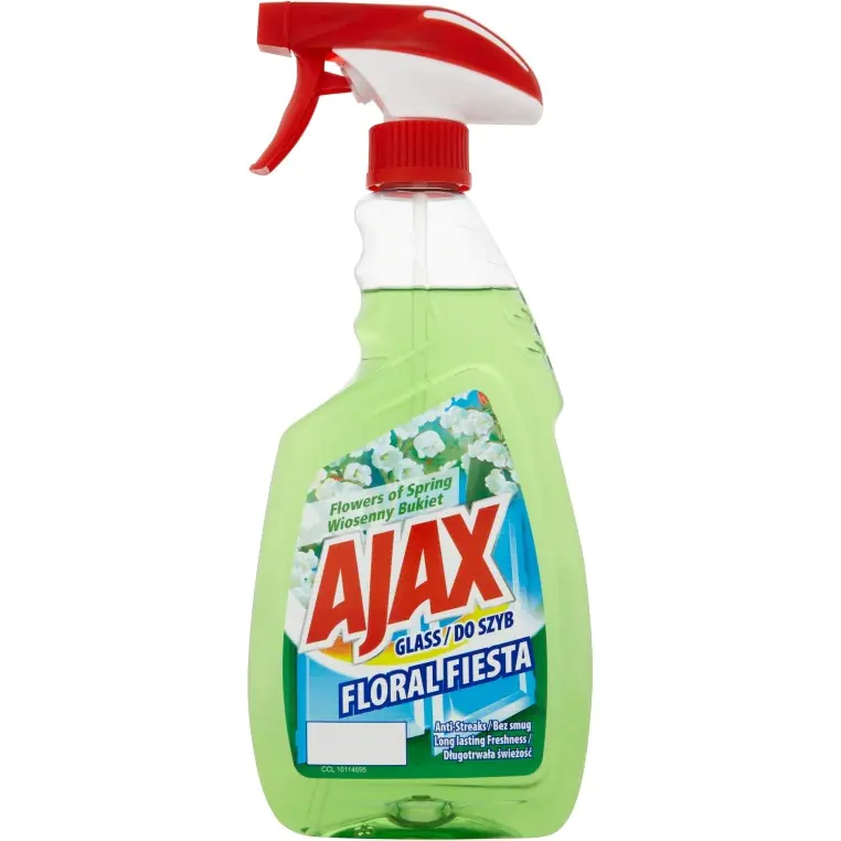 ⁨Płyn spray do mycia szyb AJAX 500ml Floral Fiesta ( zielony )⁩ w sklepie Wasserman.eu