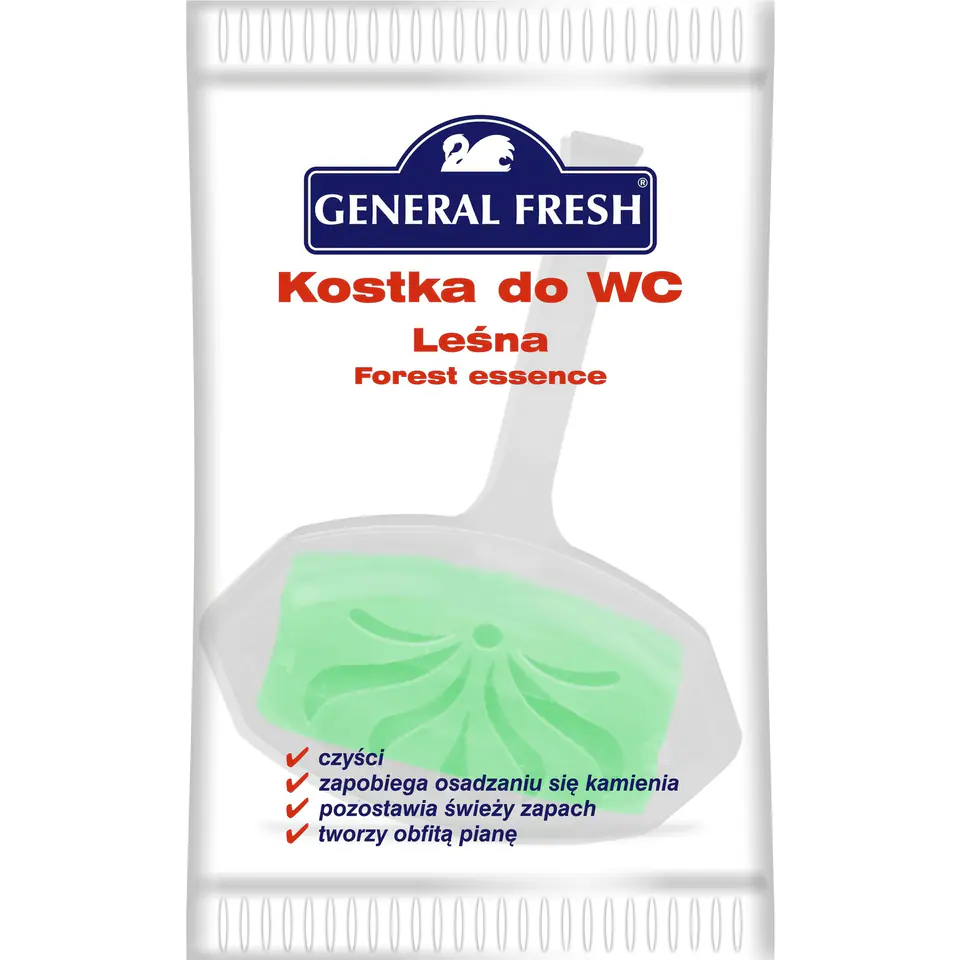 ⁨Kostka do WC zawieszka 30g las GENERAL FRESH⁩ w sklepie Wasserman.eu