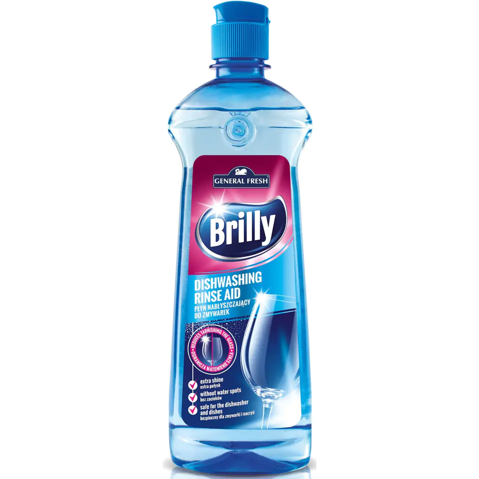 ⁨Płyn nabłyszczający do zmywarek BRILLY 500ml GENERAL FRESH⁩ w sklepie Wasserman.eu