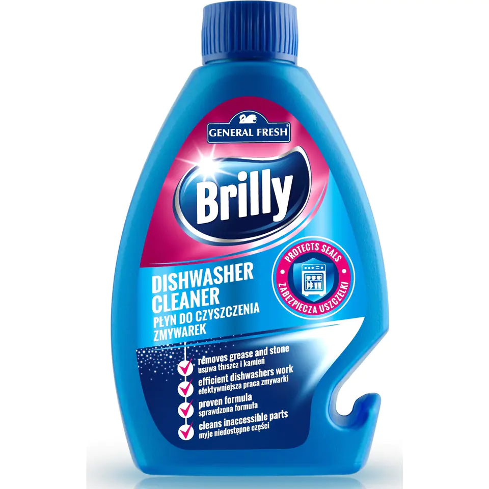 ⁨Dishwasher cleaner BRILLY 250ml GENERAL FRESH⁩ at Wasserman.eu