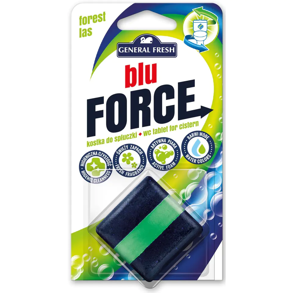 ⁨BLU FORCE WC CUBE for cistern 50g las GENERAL FRESH⁩ at Wasserman.eu