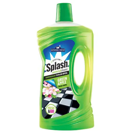 ⁨Płyn do mycia SPLASH uniwersalny 1L ZIELONE JABŁKO GENERAL FRESH⁩ w sklepie Wasserman.eu