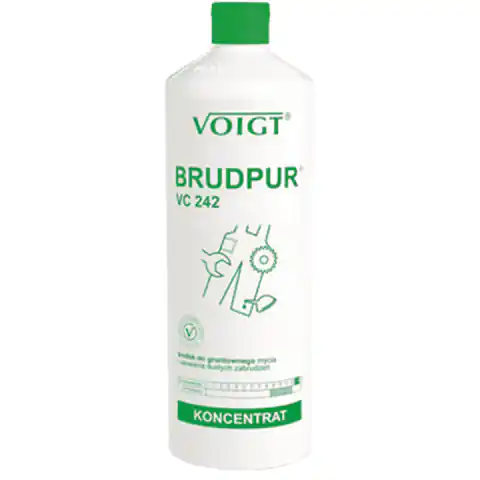 ⁨Cleaner for washing and removing greasy dirt 1L VC242 BRUDPUR VOIGT⁩ at Wasserman.eu