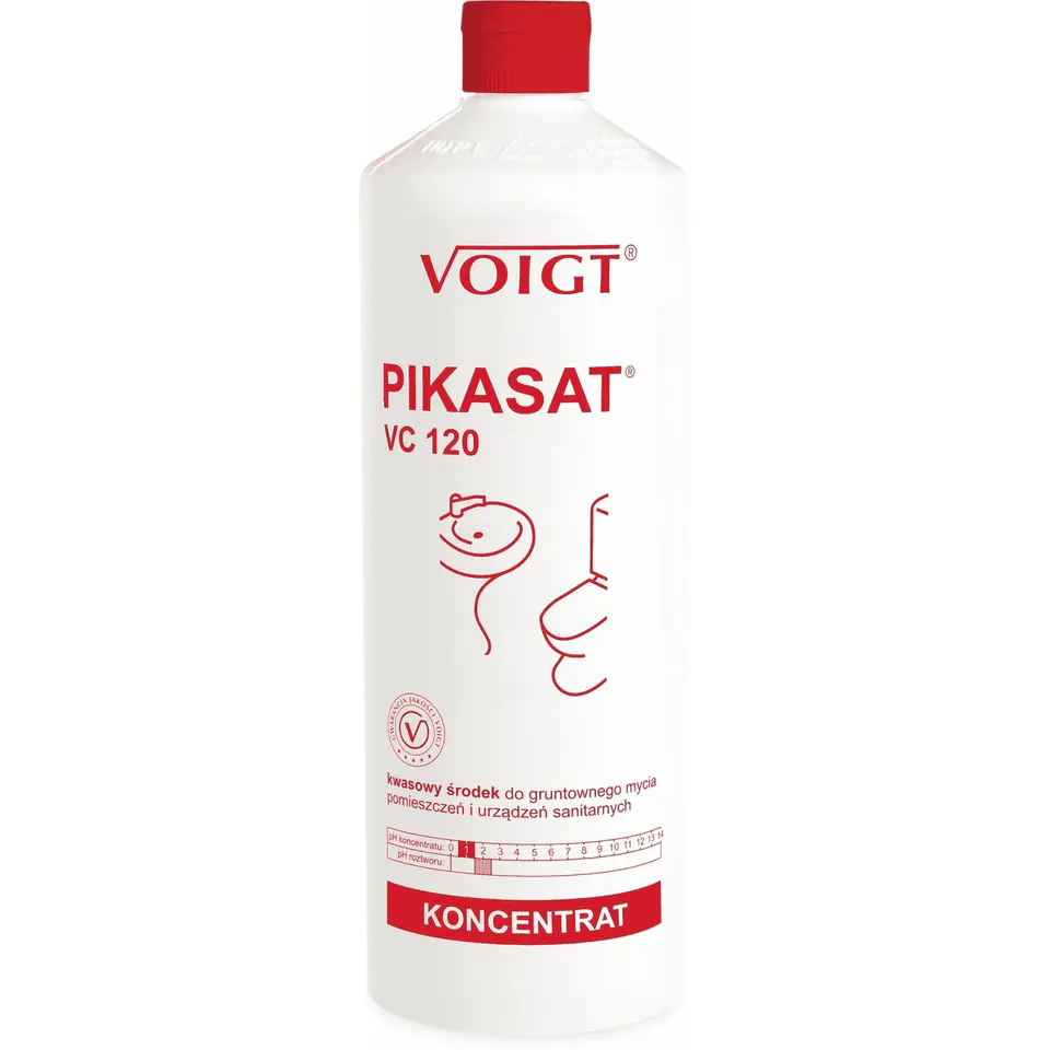 ⁨Room and sanitary cleaner 1L VC120 PIKASAT VOIGT⁩ at Wasserman.eu