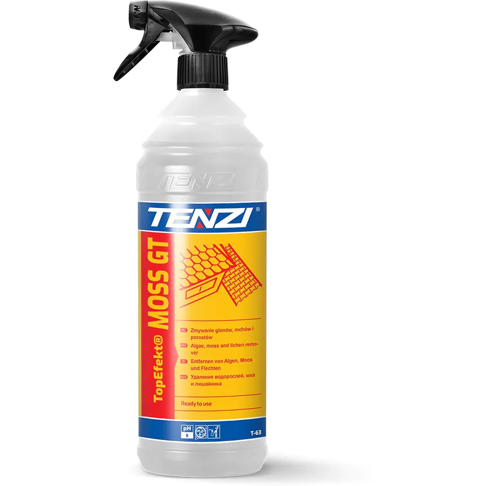 ⁨TENZI TOPEFEKT MOSS GT liquid for removing mosses from roofs and facades 1l. (T-63/001)⁩ at Wasserman.eu