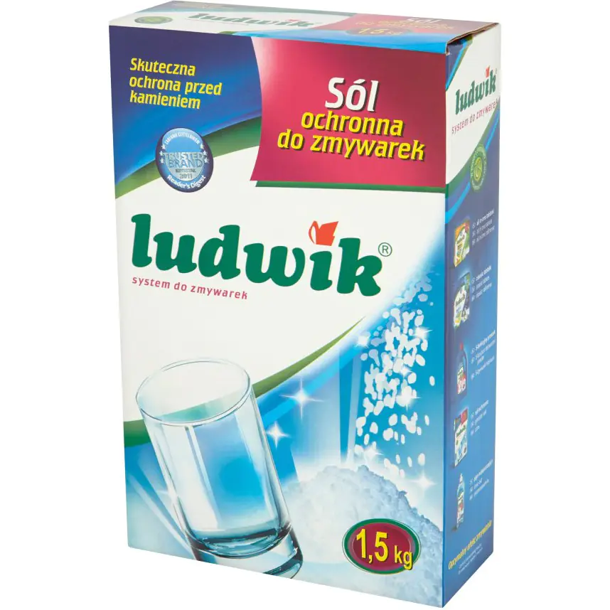 ⁨Dishwasher salt LUDWIK 1.5kg 12430⁩ at Wasserman.eu