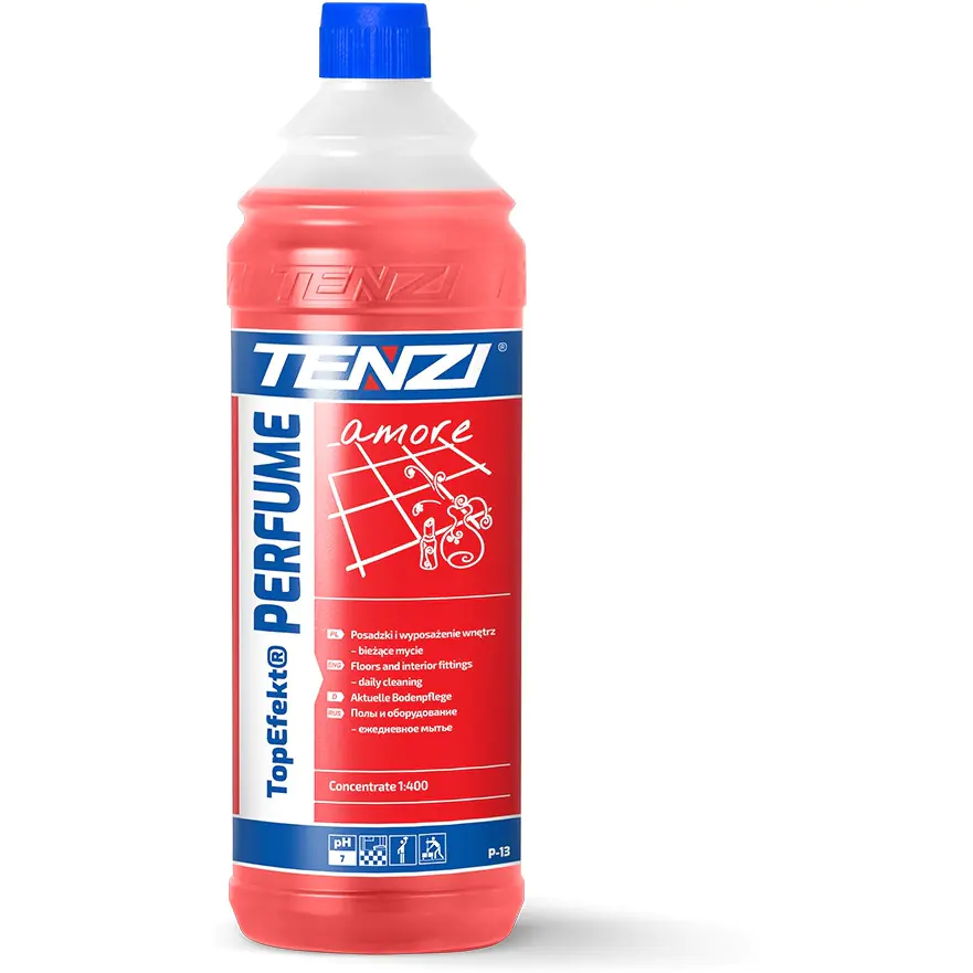 ⁨TENZI TOPEFEKT PERFUME AMORE liquid for cleaning floors and interior design 1l. concentrate (P-13/001)⁩ at Wasserman.eu