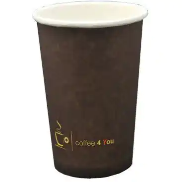 ⁨Paper cup 250ml with print COFFEE 4 YOU (100)⁩ at Wasserman.eu