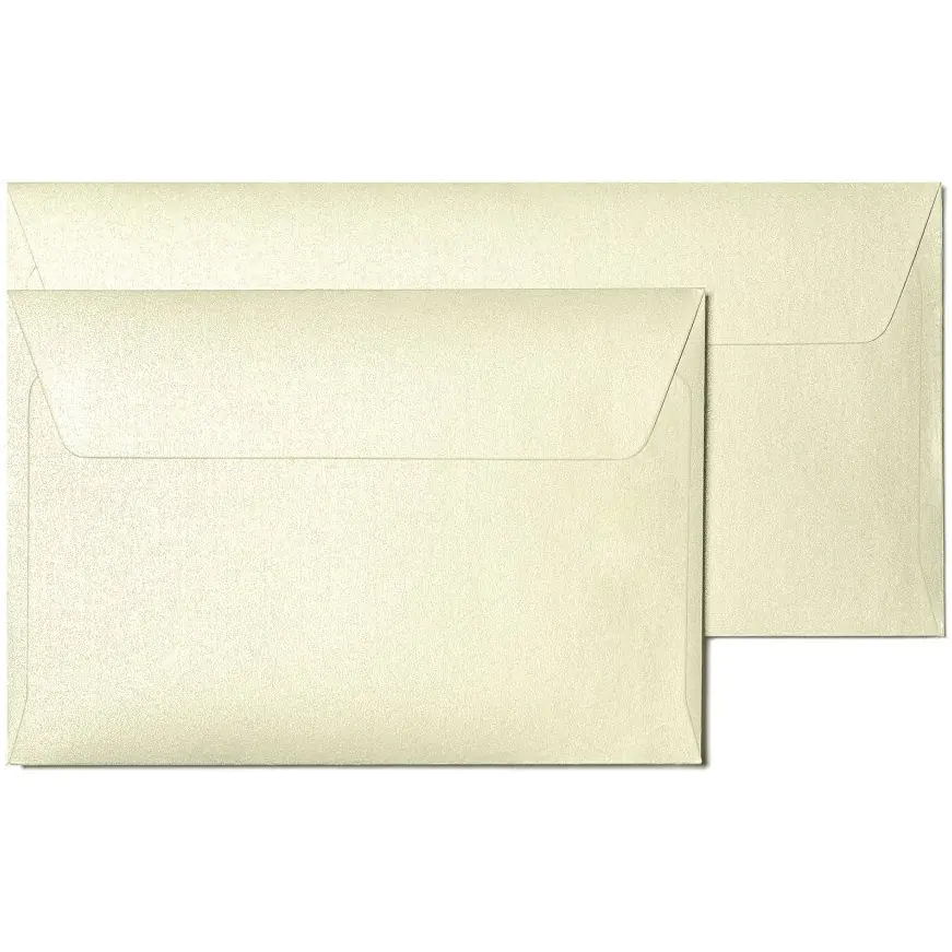 ⁨Koperta DL Millenium kremowy 120g. (10szt.) Galeria Papieru⁩ w sklepie Wasserman.eu