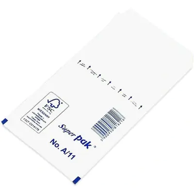 ⁨Bubble envelope A/11 (10pcs) 120x175/100x165 Super Pak⁩ at Wasserman.eu