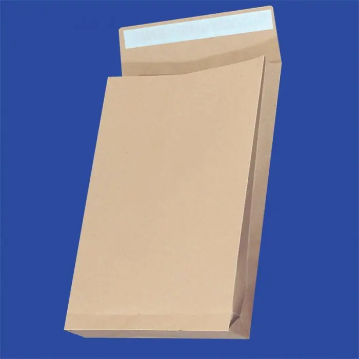 ⁨B4 HK Envelopes brown 130g RBD (25pcs) NC with flared sides⁩ at Wasserman.eu