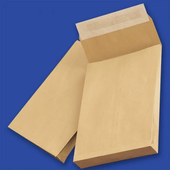 ⁨Koperty B5 HK RBD brązowe 120g (250szt.) NC z rozszerzanymi bokami⁩ w sklepie Wasserman.eu