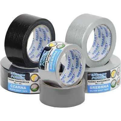 ⁨Taśma naprawcza DUCT TAPE 48x50m czarna⁩ w sklepie Wasserman.eu