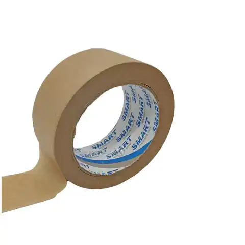 ⁨Paper tape 48x50m KRAFT brown rubber SOLVENT SMART⁩ at Wasserman.eu